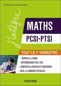 Maths - PCSI-PTSI - Tout le 1er semestre