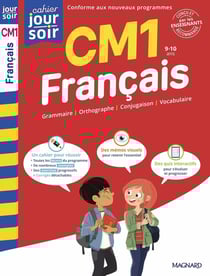 Cahier du jour / cahier du soir : Français : CM1 - Conçu et recommandé par les enseignants