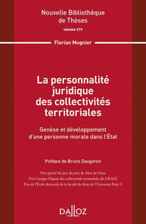 La personnalité juridique des collectivités territorial