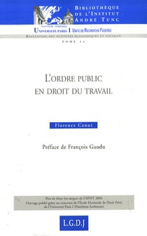 L'ordre public en droit du travail