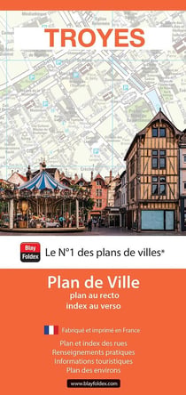 Troyes : Plan de ville (édition 2025)