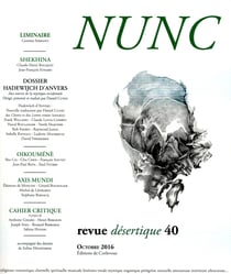 Revue nunc n.40 : dossier Hadewijch d'Anvers cahier Bill Viola