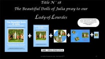 The beautiful dolls of Julia go to pray to our lady of Lourdes