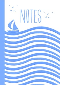 Carnet Marinière Bleu ciel