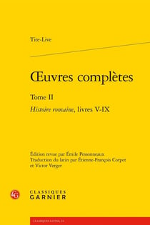 Oeuvres complètes Tome 2 : Histoire romaine, livres V-IX