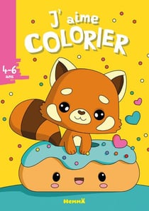 J'aime colorier - panda roux