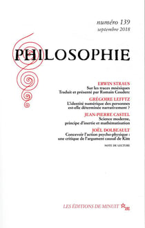 Revue Philosophie n.139