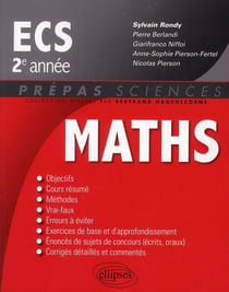 Mathemétiques - ECS - 2ème année