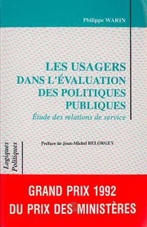 Les usagers dans l'évaluation  des politiques publiques
