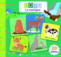 Loto les animaux de la montagne