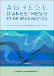 Abrégé d'anesthésie et de réanimation