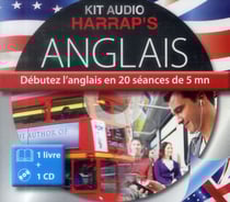 Kit audio harrap's - anglais - débutez l'anglais en 20 séances de 5 mn