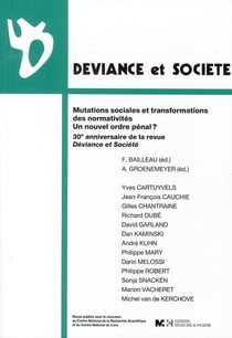 Mutations sociales et transformations des normativités - un nouvel ordre pénal ?