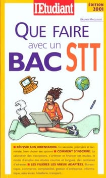 Que faire avec un bac stt 2001