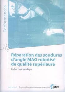 Réparation des soudures d'angle mag robotisé de qualité supérieure