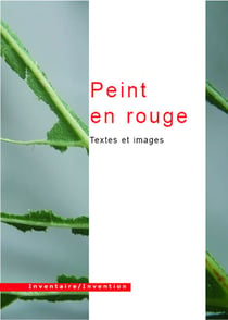Peint en rouge