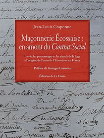MACONNERIE ECOSSAISE EN AMONT DU CONTRAT SOCIAL