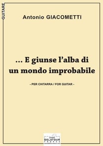 E giunse l'alba di un mondo improbabile pour guitare