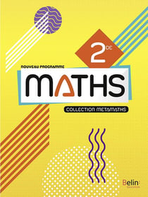 Mathematiques 2de - manuel élève (édition 2019)