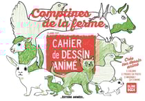 Cahier de dessin animé - comptines de la ferme