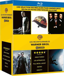 Allociné - Top 5 des films Warner : Full Metal Jacket + Gravity + Gran Torino + Les affranchis + Matrix