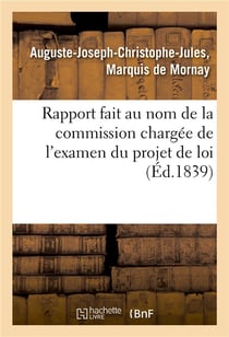 Rapport fait au nom de la commission chargee de l'examen du projet de loi relatif a l'organisation -