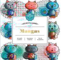 Art-thérapie - les petits carrés : mangas