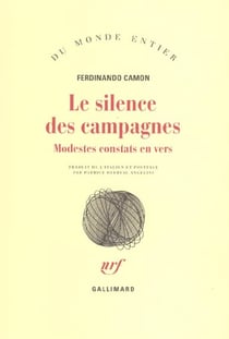 Le silence des campagnes - modestes constats en vers