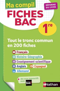Ma compil fiches bac Tome 1 : toutes les matières - 1re (édition 2020)