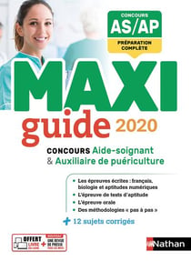 Maxi guide - concours AS/AP (édition 2020)