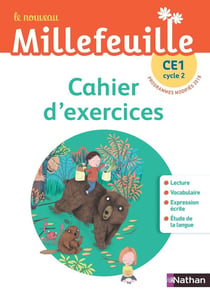 Le nouveau Millefeuille : français - CE1 - cahier d'exercices (édition 2023)