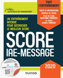 Score iae-message : tout l'entraînement (édition 2020)