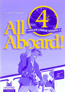 Mon cahier d'activités - all aboard - anglais, lv2 - 4ème - learner's book