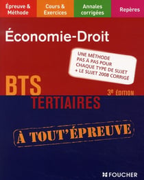 Économie, droit - bts tertiaires