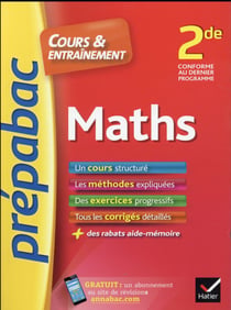 Prépabac cours & entraînement - maths - 2nde