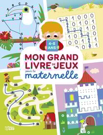 Mon grand livre de jeux : pour la maternelle