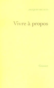 Vivre à propos