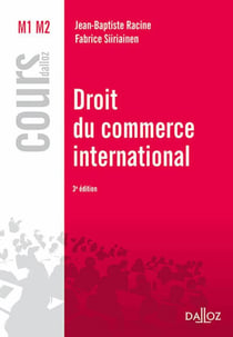 Droit du commerce international (3e édition)