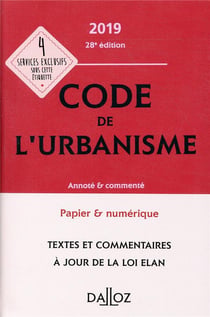 CODE DE L'URBANISME 2019