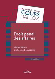 Droit pénal des affaires (13e édition)