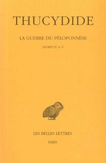 La guerre du Péloponnèse Tome 3 livre 1 - 5