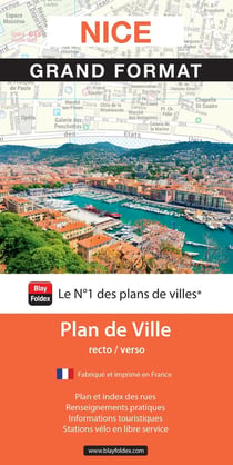 Nice grand format : Plan de ville (édition 2025)
