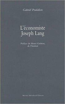 L'économiste Joseph Lang