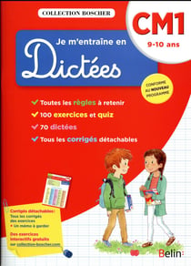Je m'entraîne en dictées - cycle 3 - CM1 (édition 2017)