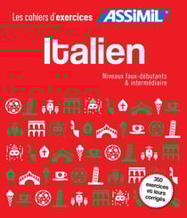 Les cahiers d'exercices : italien - niveaux faux-débutants & intermédiaire