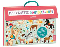 Ma pochette d'autocollants - spécial chevaux