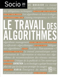 SOCIO Tome 20/2025 : Le travail des algorithmes