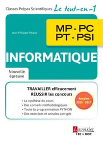 Informatique 1re année (MPSI, PCSI, PTSI)
