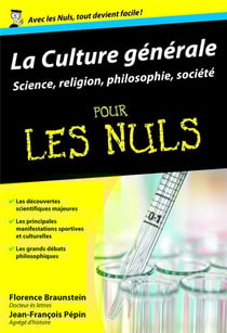 La culture générale pour les nuls Tome 2 - sciences, religion, philosophie, société
