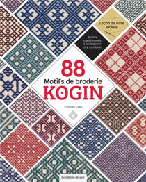 88 motifs de broderie Kogin